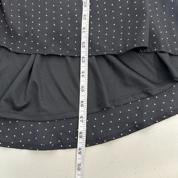 Lulus Midi Wrap Dress Farrah Black Print Size XL - Picture 8 of 11